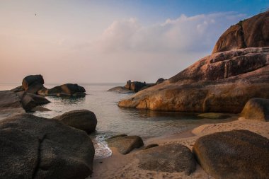 Lamai Beach Tayland Samui Adası deniz manzarası