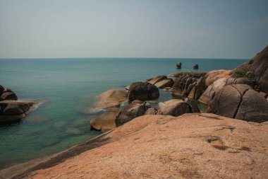 Lamai Beach Tayland Samui Adası deniz manzarası