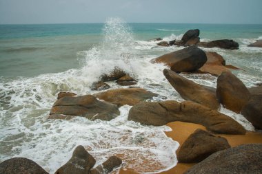 Lamai Beach Tayland Samui Adası deniz manzarası