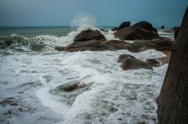Lamai Beach Tayland Samui Adası deniz manzarası