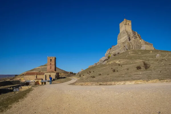 Castello di Atiensa, Castilla la Mancha, Spagna — Foto Stock