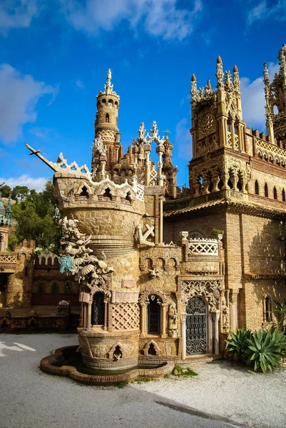 Colomares hrad, Benalmadena, Andalusie, Španělsko — Stock fotografie