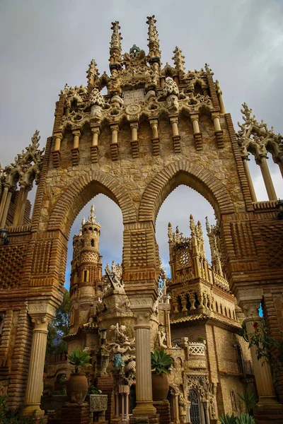 Colomares castle, Benalmadena, Andalusia, Spain — Stock Photo, Image