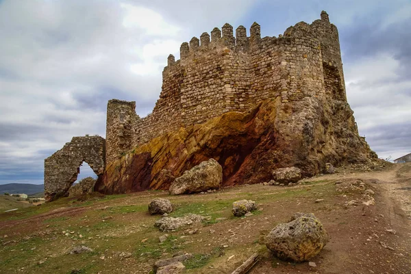 El Berueco, Endülüs, İspanya, kale kalıntıları — Stok fotoğraf