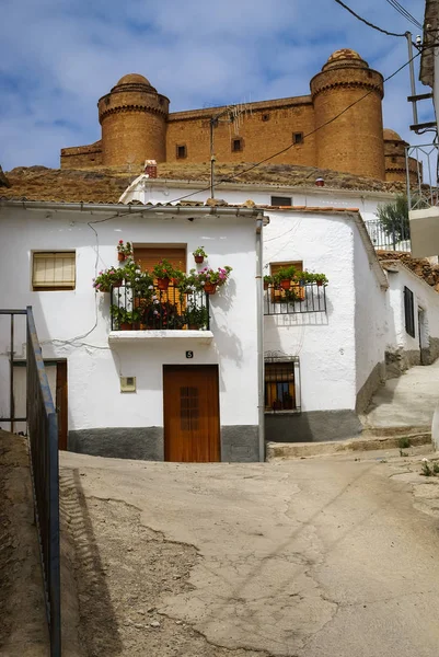 Zamek Lacalaora, Granada, Andaluzja, Południowa Hiszpania — Zdjęcie stockowe