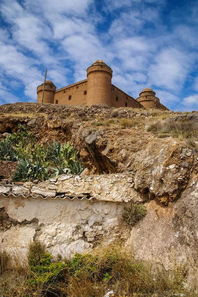 Lacalaora，格拉纳达，安达卢西亚西班牙城堡 — 图库照片