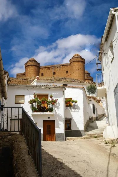 Castle  Lacalaora, Granada, Andalusia, Spain — Stock Photo, Image