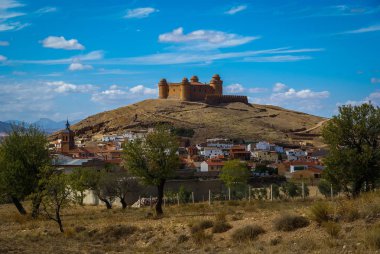 Castle Lacalaora, Granada, Endülüs, İspanya