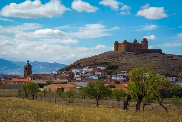 Castle Lacalaora, Granada, Andalusien, Spanien — Stockfoto