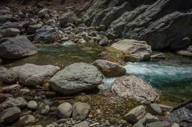 Dağ river gorge yakınındaki Panta Vrexei Evritania, Yunanistan