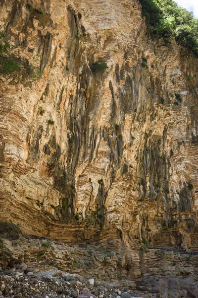 Bedövande vackra ursprungliga stenväggar Gorge Panta Vrexei, Grekland — Stockfoto