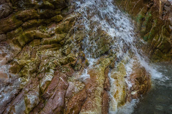 Cascadas en el río Krikiliotis en Panta Vrexei en Evritania, Grecia —  Fotos de Stock