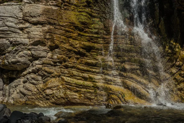 Cascadas en el río Krikiliotis en Panta Vrexei en Evritania, Grecia —  Fotos de Stock