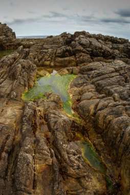 Güzel La Franca plaj Cantabria, İspanya