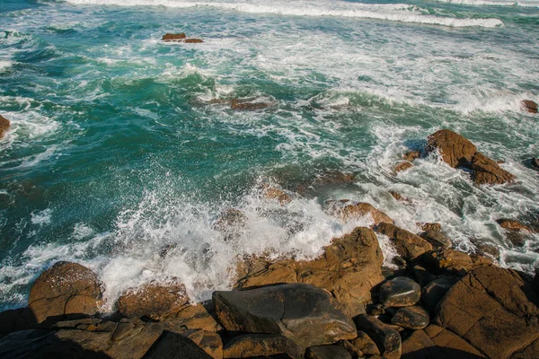 Hermosa playa Como Catedrais en Galicia en España — Foto de Stock