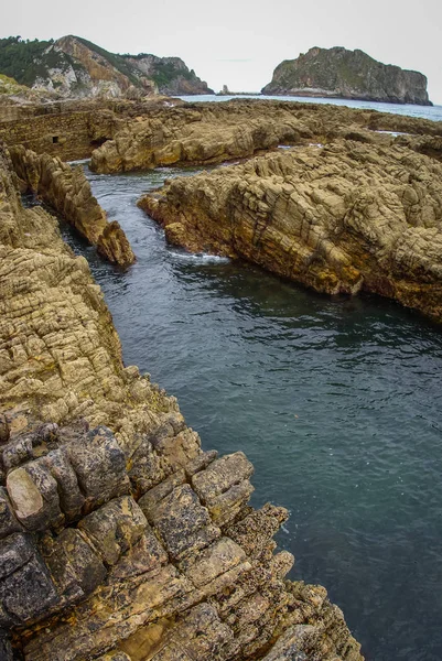 Güzel La Franca plaj Cantabria, İspanya — Stok fotoğraf