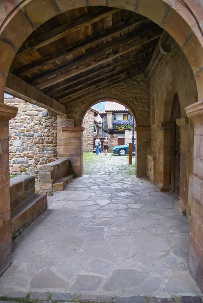 Beautiful village Barcena Maior in Asturia y Cantabria, Spain — Stock Photo, Image