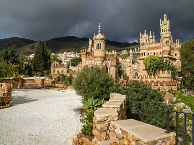 Colomares Kalesi, Benalmadena, Endülüs, İspanya