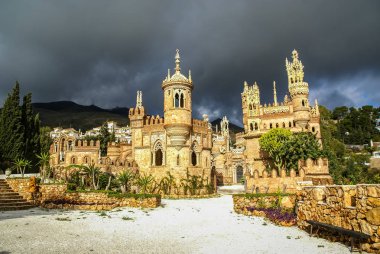 Colomares Kalesi, Benalmadena, Endülüs, İspanya