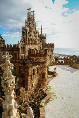 Colomares Kalesi, Benalmadena, Endülüs, İspanya