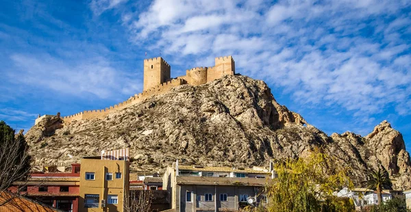 Beau château médiéval à Sax, Valence, Espagne — Photo