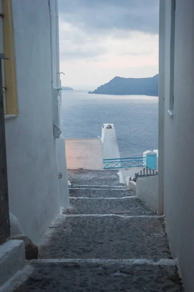 Cityscape of Oia town, Santorini island, Greece — Stock Photo, Image