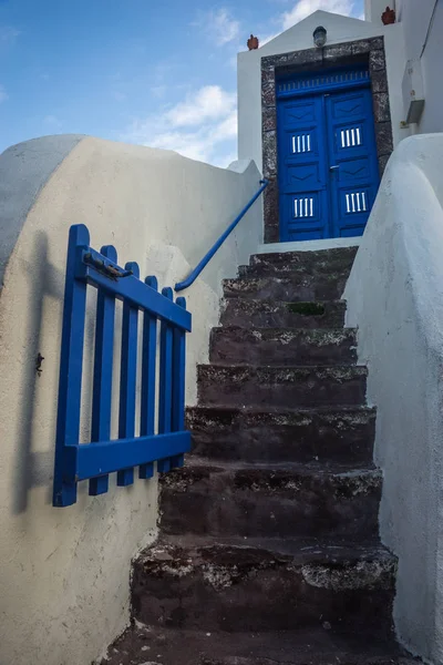 Cityscape van de stad van Oia, Santorini eiland, Griekenland — Stockfoto