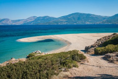 Evbia Adası Yunanistan'Altın beach