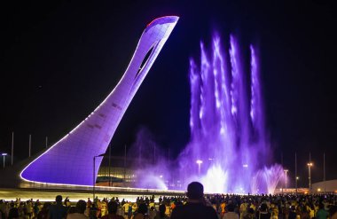 Sochi parkta şarkı Çeşme