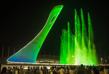 Sochi parkta şarkı Çeşme