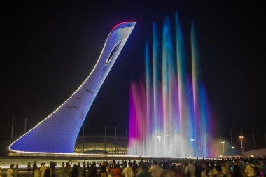 Sochi parkta şarkı Çeşme