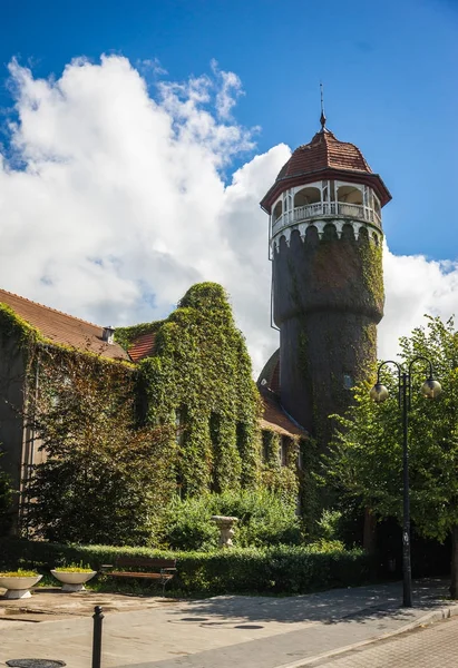 City landscape in Zelenogradsk, Kaliningrad region, Russia — Stock Photo, Image