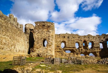 Castle in Laguna de Negrillos, Castilla y Leon, Spain