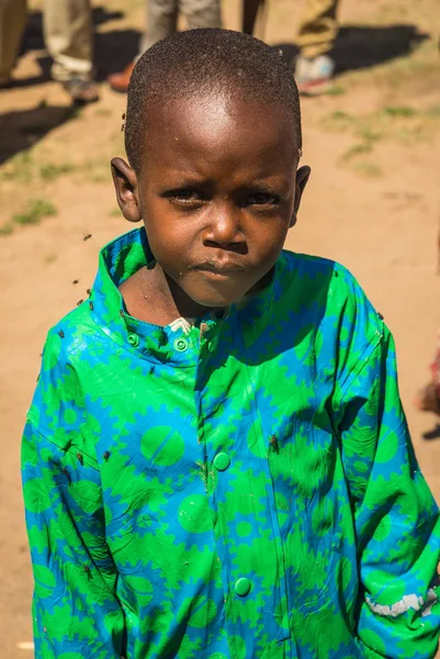 Children of Masai village, Kenia — Stock Photo, Image