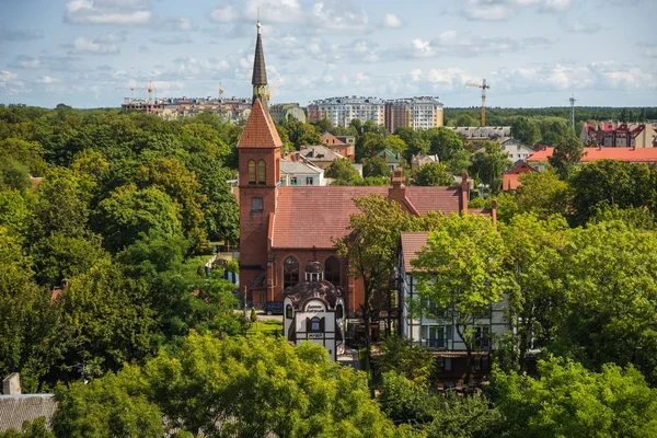 Stad landschap in Zelenogradsk, de regio Kaliningrad, Rusland — Stockfoto