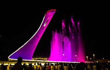 Sochi parkta şarkı Çeşme