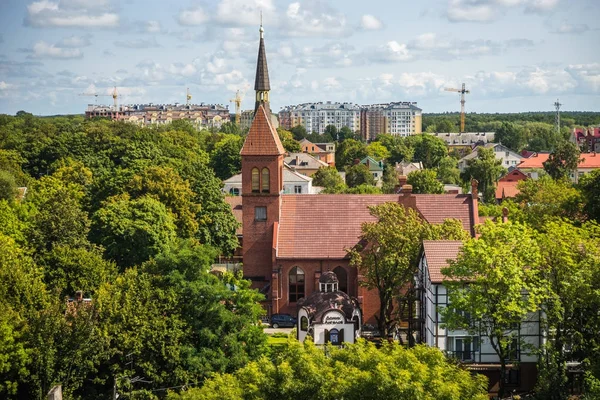 Stad landschap in Zelenogradsk, de regio Kaliningrad, Rusland — Stockfoto