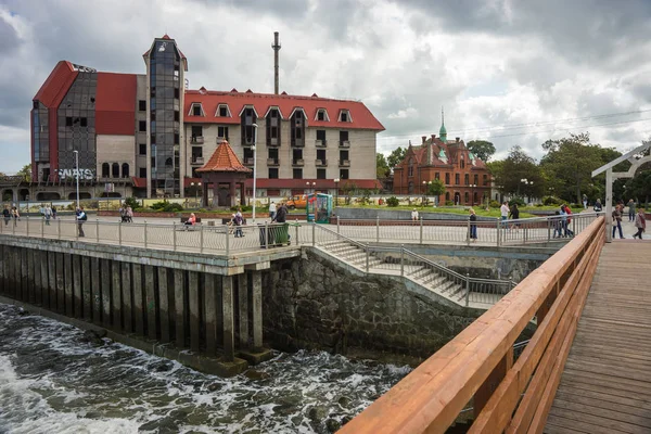 Stad landschap in Zelenogradsk, de regio Kaliningrad, Rusland — Stockfoto