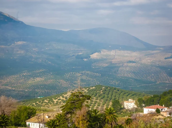 Pittoreska landskapet i provinsen av Jaen i Spanien — Stockfoto