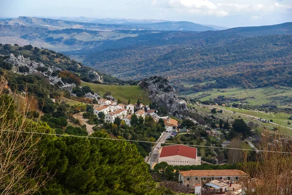 "Yerleşim Blancos" Grazalema Andalucia İspanya içinde biri — Stok fotoğraf