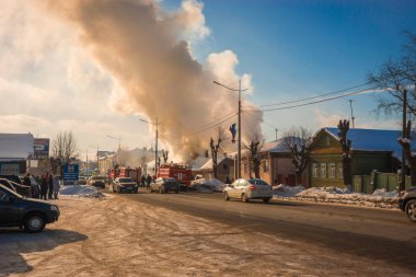 Yangın söndürme Pereslavl Zalessky, Russ evde Köyü