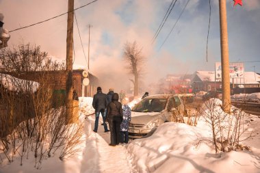 Yangın söndürme Pereslavl Zalessky, Russ evde Köyü