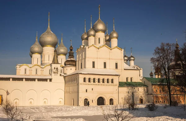 Rostov kremlin im winter, russland — Stockfoto