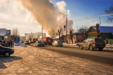 Yangın söndürme Pereslavl Zalessky, Russ evde Köyü