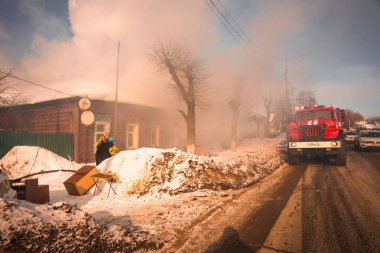 Yangın söndürme Pereslavl Zalessky, Russ evde Köyü