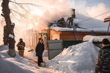 Yangın söndürme Pereslavl Zalessky, Russ evde Köyü