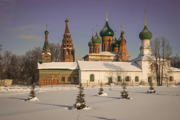 Kyrkan St Nicholas i Yaroslavl, Ryssland — Stockfoto