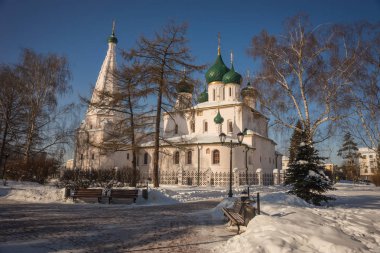 Elijah kilise Yaroslavl Rusya'da Peygamber