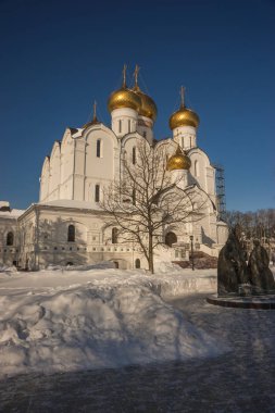 Rusya'nın Yaroslavl katedralde beyaz varsayım