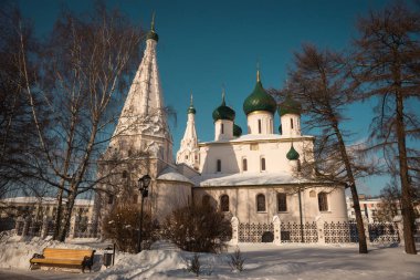 Elijah kilise Yaroslavl Rusya'da Peygamber